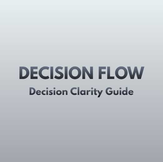 Decision Clarity Guide – DECISION FLOW