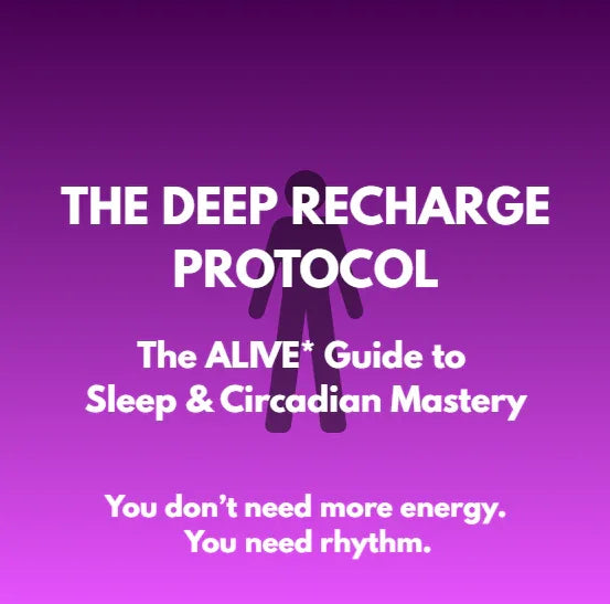 sleep recovery guide introduction preview for ALIVE* THE DEEP RECHARGE PROTOCOL