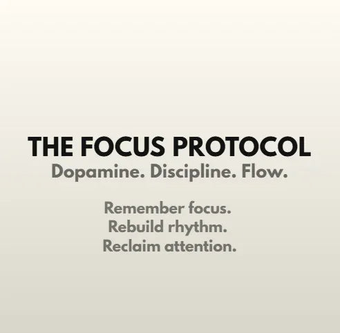 focus training guide introduction preview for ALIVE* THE FOCUS PROTOCOL