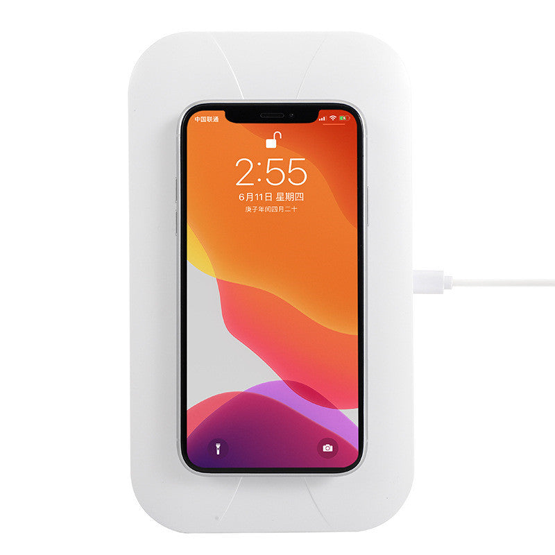 uv phone sanitizer wireless charging box clean light