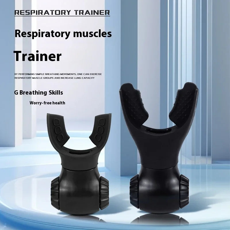 Breathing exercise device for lung training and endurance