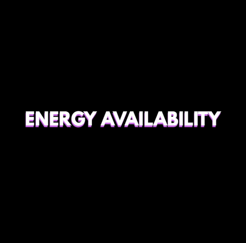 ENERGY AVAILABILITY