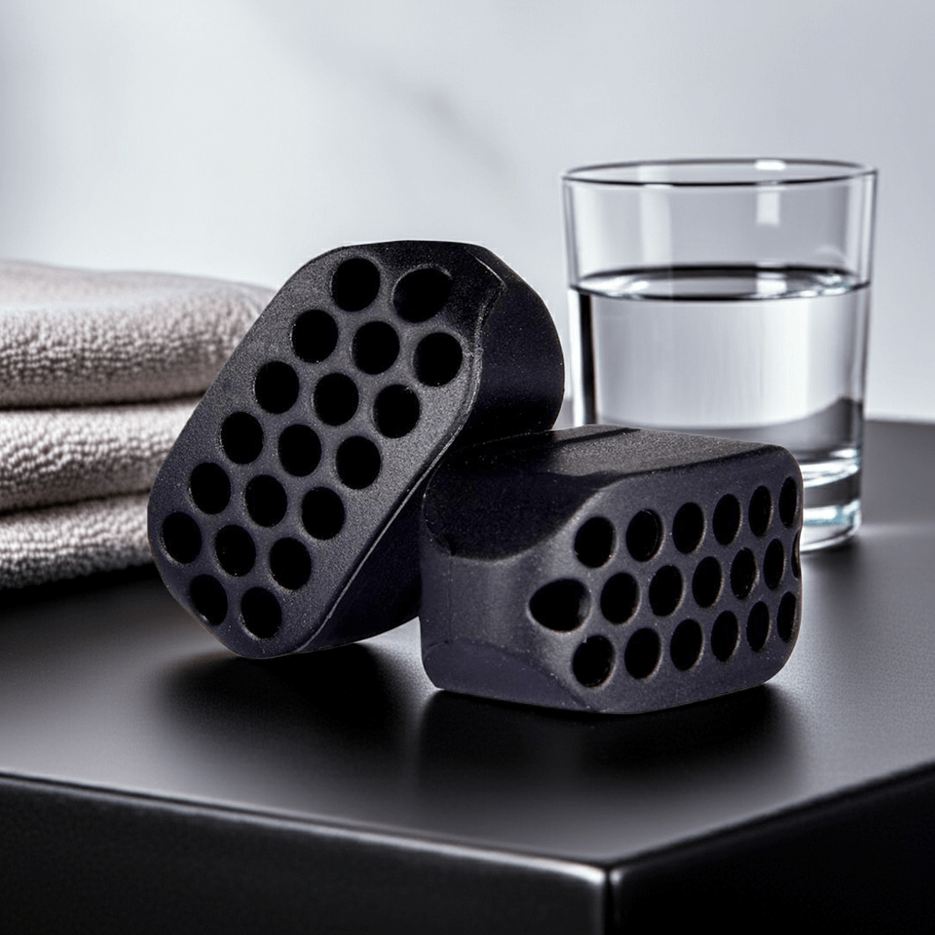 Jawline trainer strengthening facial muscles for natural jawline definition and symmetry