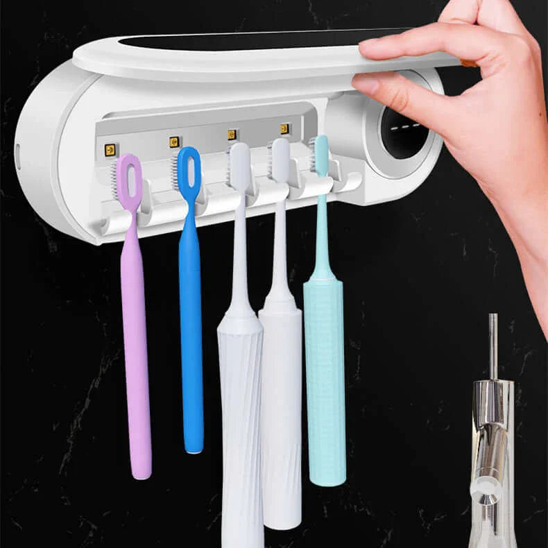 UV Toothbrush Sanitizer – Wall-Mounted Smart Hygiene