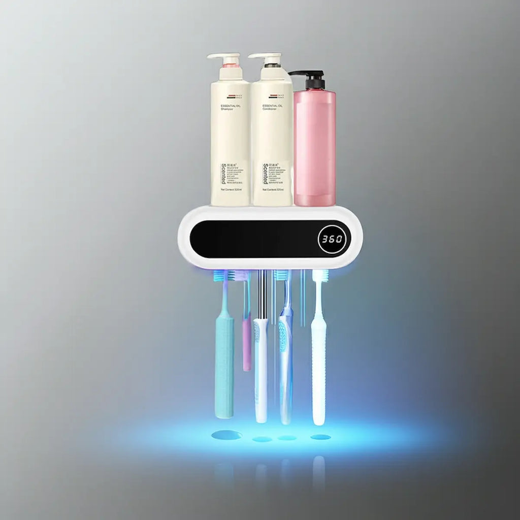 UV Toothbrush Sanitizer – Wall-Mounted Smart Hygiene