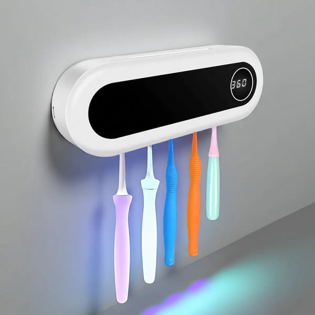 UV Toothbrush Sanitizer – Wall-Mounted Smart Hygiene